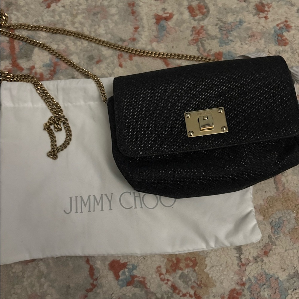 Jimmy Choo Black Sparkle Bag